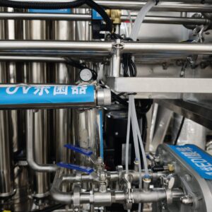 Sanitary stainless multi-column purified water system