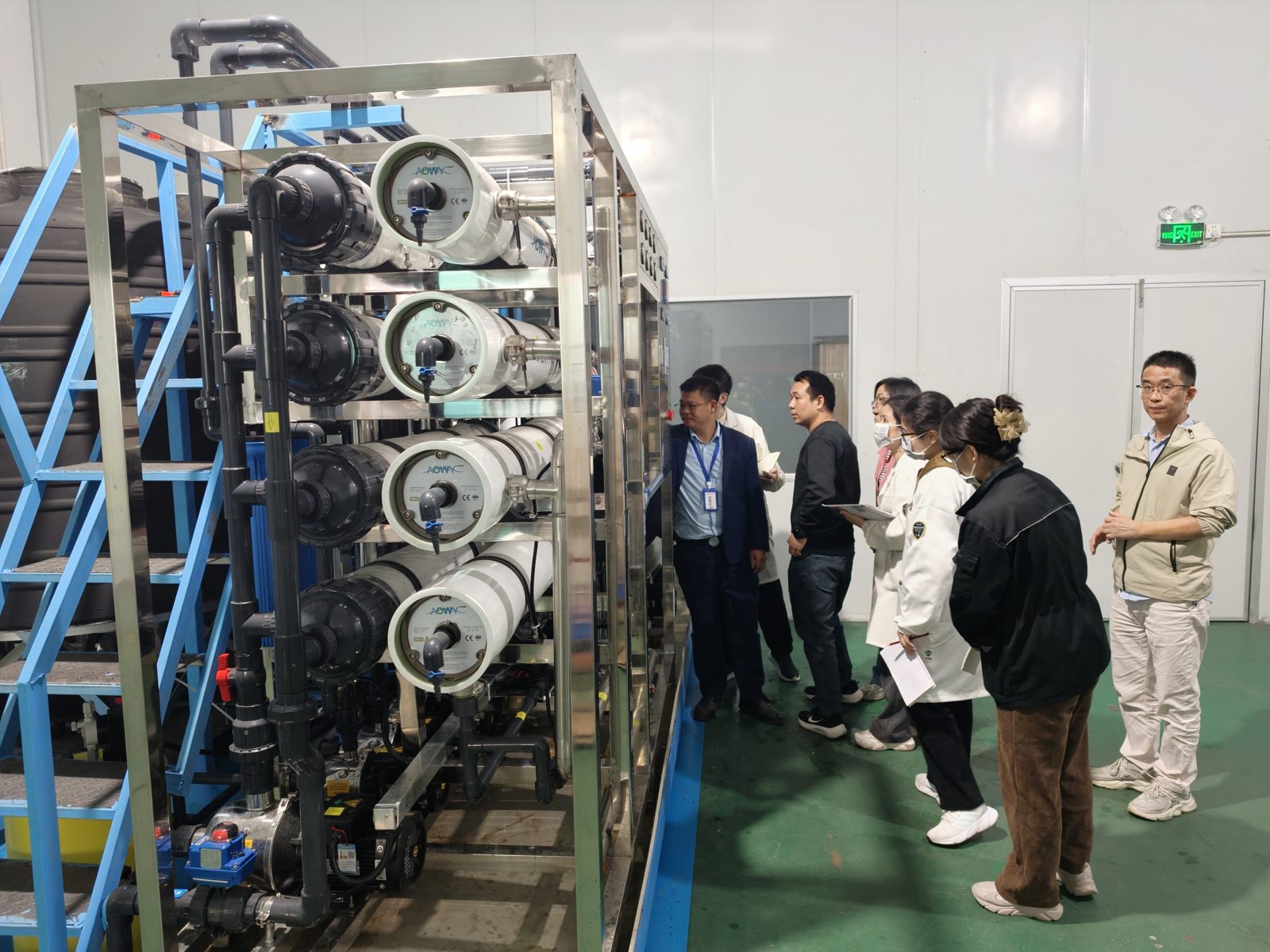 pharmaceutical client / installation site visit